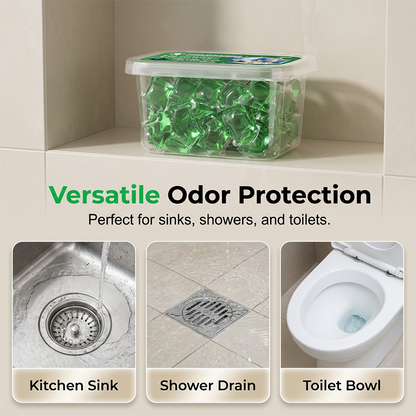 Drain Deodorizer Pods – Bio-Enzyme Odor Eliminator