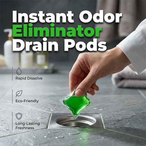 Drain Deodorizer Pods – Bio-Enzyme Odor Eliminator