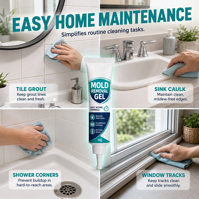 HouseHen precision gel nozzle shown alongside a sink seam